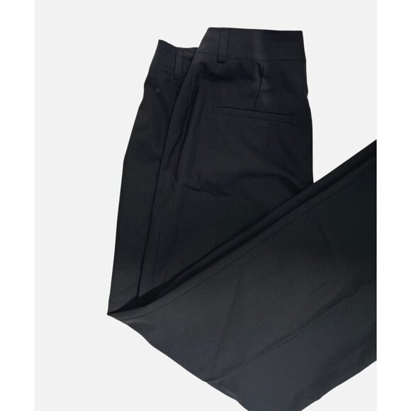 ESCADA Sport Trousers Wool Elastin Wide Leg Pants Black Size 38IT US 2 - Picture 7 of 10